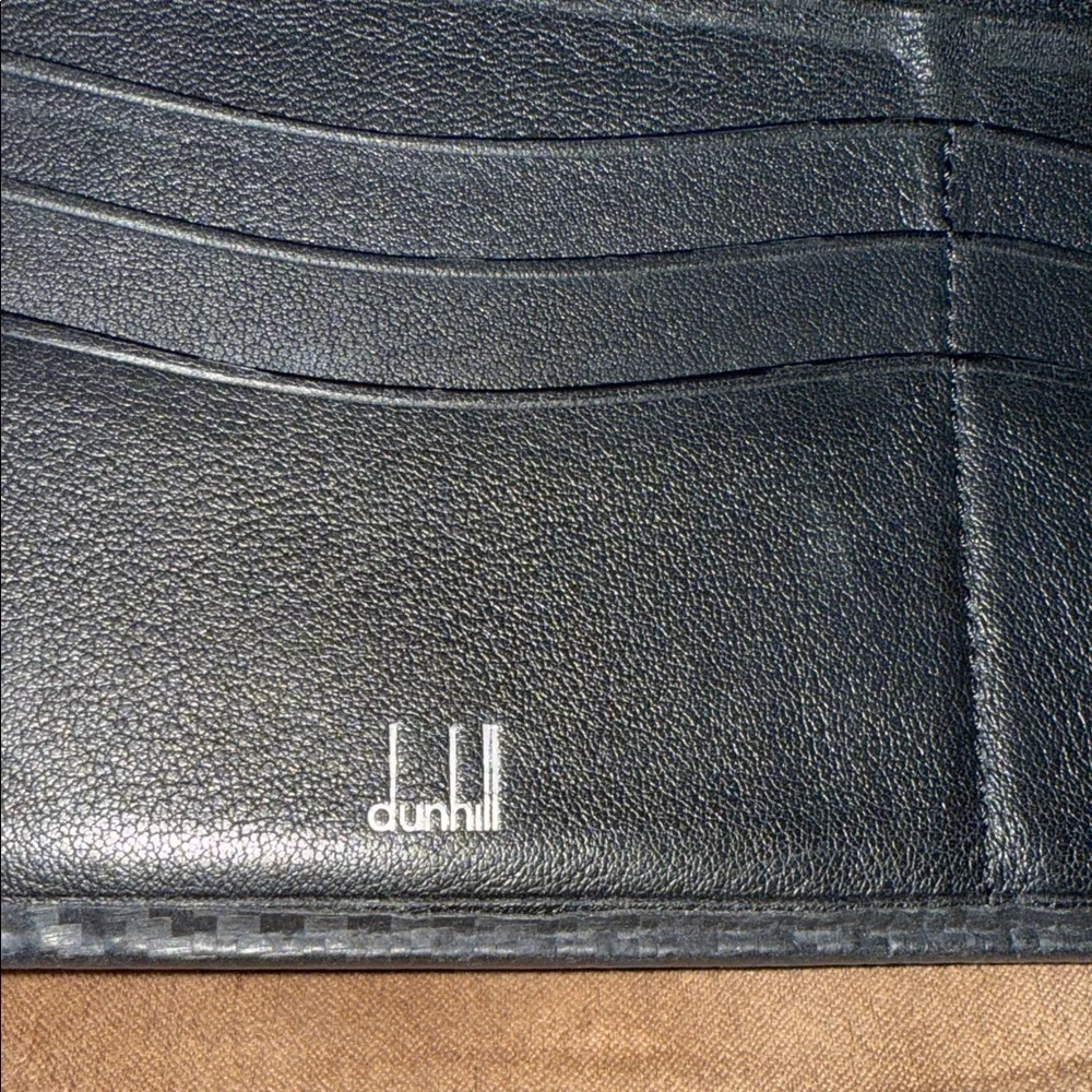 Alfred Dunhill Men’s Châssis Leather Long Wallet Good Condition